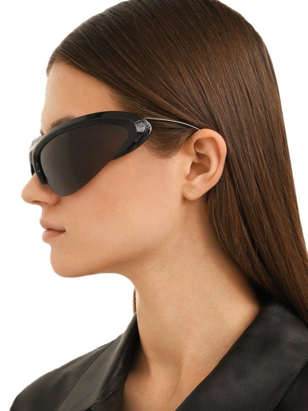 NEW BALENCIAGA BB0232S 001 SUNGLASSES BLACK UNISEX EYEWEAR BALENCIAGA - Picture 3 of 12
